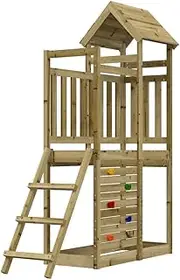 Outdoor Playset 52.5x110.5x214 cm Impregnated Wood Pine,Swing Sets & Playsets 33KG-826546
