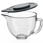Glass Bowl Compatible With KitchenAid 4.5-5QT Tilt-Head Stand Mixers, Glass M...