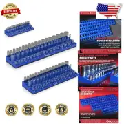 Professional Magnetic Socket Holder Kit - Organize 141 Metric Sockets Neatly