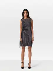 Tulle Layered Sleeveless Dress