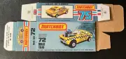 Matchbox Superfast #72 Maxi Taxi ‘77-‘82 Type L Repro Box