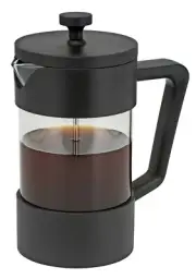 New AVANTI Sorrento Stainless Steel Coffee Plunger 4 Cup / 600 ml Black Galss