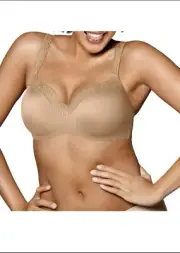 Playtex 42DD Secrets Shaping Balconette Full-Figure Underwire Bra 4823 Nude