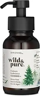 Wouche Away Total Body Cleanser | pH balanced | Microbiome Friendly (8.0 oz Foam) | Face - Hands - Body - Below the Belt | All Natural Ingredients