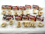 14 Little Whittles Wood LETTERS & Numbers Crafts Woodworking