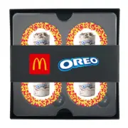 OreoiD x Mcdonalds Oreo Fudge McFlurry Cookies 4 Count 1/2500 Ships 12/13