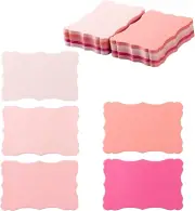 120 Pieces Small Mini Business Cards Vintage Assorted Colors Blank Note Gift for