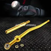 DUAL BEND T6061 MT GOLD SHORT THROW SHIFTER+3.75" EXTENSION KIT FOR EK EG DB DC