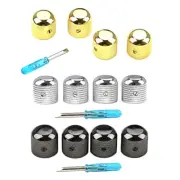 4Pcs Guitar Speed Volume Tone Control Knobs Guitar Potentiometer Control Knobs