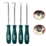 4Piece Pick and Hook Set for Car Auto Oil Seal O-Ring Seal Gasket Puller Remover