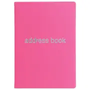 Letts Dazzle A5 Address Book Pink Coloured Notebook Home Office Stationery