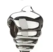 GA-128 AUTHENTIC CHAMILIA STERLING SILVER CONCH SHELL RETIRED BEAD CHARM NEW