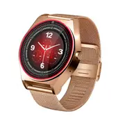 Th38 Smart Watch Stainless Steel Strap Photo Surface Screen Foreign Language Gold
