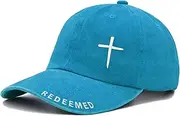 [MINYJHZ] Cross Jesus Hat with Gifts Box, Embroidered Religious Baseball Cap, Christian Gifts for Men Women