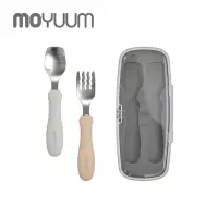 在飛比找momo購物網優惠-【MOYUUM】韓國 兒童304不鏽鋼湯叉餐具組/叉匙餐具組