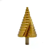 Step Drill Bit HSS Spiral Groove Step Bit 1/4" to 2-3/8" Step Drill Bit