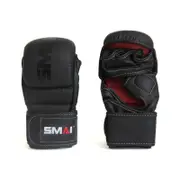 SMAI Elite85 MMA Hybrid Sparring Gloves 7oz - M - Black