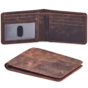 Wallet for Men Bifold Real Leather RFID Blocking Front Pocket Ultra Slim & Th...