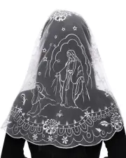 Catholic Mantilla Chapel Veil Spanish Religious Prayer Veil Lace Church Head ...