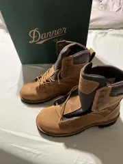 NEW Danner Quarry USA Distressed AT Mens Brown Leather Work Boots 17317 Size 11