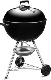 [weber] 1341308 1341308 Barbecue Stove, Diameter 22.4 inches (57 cm), Original Kettle, Charcoal, Camping, For 10 to 12 People, Includes Thermometer, Black, 22.4 inches (57 cm)