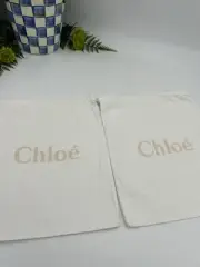 Chloe drawstring dust bags set of two New