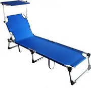 Garden Friend L1986361 Folding Bed Mykonos Blue