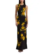 Alice and Olivia Delora Open Back Dress