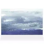 Home Decor Wall Sign Navy and White Watercolor Style E Art Picture Frame