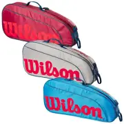 Tennis 3 Racket Bag Wilson Junior Racquet Cover Backpack Team Tour Storage Pack