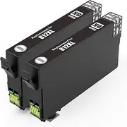 Compatible Ink Cartridge 812XL for Epson Workforce Pro WF-3820 WF-3825 WF-4830 WF-4835 (2 Black)