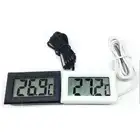 Mini Digital LCD Display Indoor Temperature Meters White Thermometer.