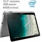 NEW Samsung 12.2" FHD 2-in-1 Touch Chromebook Plus V2 Celeron/4GB/64GB+Pen