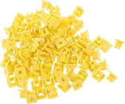 MOLUCKFU 100pcs Panel Grommet Retainer Screws for Engine Plate Bumper License Plate Durable Fasteners for Reliable Vehicle Appearance