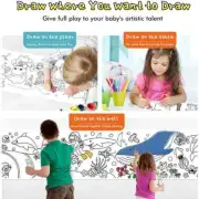 12/6/3Mx30CM Children's Drawing Roll Sticky Color Filling Paper Graffiti Scroll