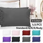 2x Ultra Soft Pillowcases Standard/Q/K/E/ 1 Pcs Body Pillow Covers Protector AU