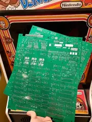 Donkey Kong Arcade PCB Replica, Unpopulated