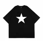 滿意 T 恤 BOXY OVERSIZED STAR 黑色