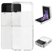 For Samsung Galaxy Z Flip4 5G Glitter Powder IMD Clear Phone Case Soft TPU Protective Cover