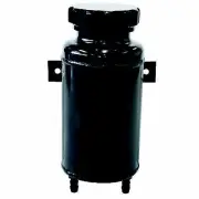 AEROFLOW Universal Fabricated Alloy Radiator Overflow Tank Black