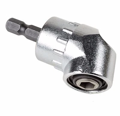 NEW 105 Angle 1/4 6mm Extension Hex Drill Bit Screwdriver Socket Holder Adaptor