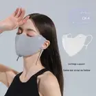 Breathable Ice Silk Mask Traceless Sunscreen Mask Face Shield Outdoor Sports