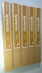 Nespresso 5 sleeves Barista Chiaro Coffee Espresso Original Line OL Pods,Read
