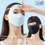 Removable Sunshade Full Face Mask Ice Silk Full Face Sunshade Mask