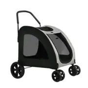 i.Pet Pet Stroller Dog Pram Large Carrier Cat Travel Foldable Strollers 4 Wheels