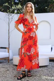 This Love Of Mine Maxi Dress Orange