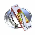 NEW PIZZA FLAT PACK 2 x 300mm TRAY SLICER GRIPPER Plate Pan Oven Stone Cutter