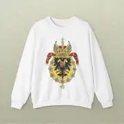 ROMAN Empire Coat Of Arms Sweatshirt, Holy Roman Empire Logo Historical Sweater, Roman Clothing.-Pch230 Pure cotton high quality M
