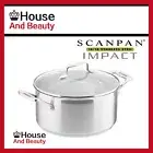 NEW Scanpan Impact 18/10 S/Steel Covered Dutch Oven Casserole 20cm - 3.2L