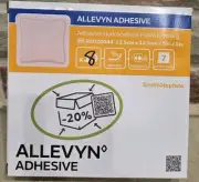 *8-Pieces* Smith & Nephew Allevyn Hydrocellular 5" x 5" Foam Dressing 66020044